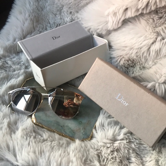 Dior Reflected 52mm Brow Bar Sunglasses - Picture 2 of 7